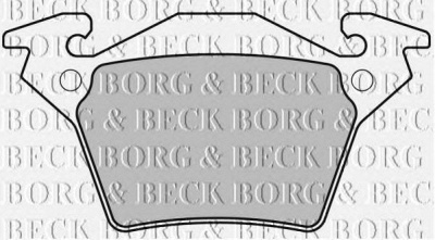 BORG & BECK bbp1670 -  Комплект тормозных колодок, дисковый тормоз